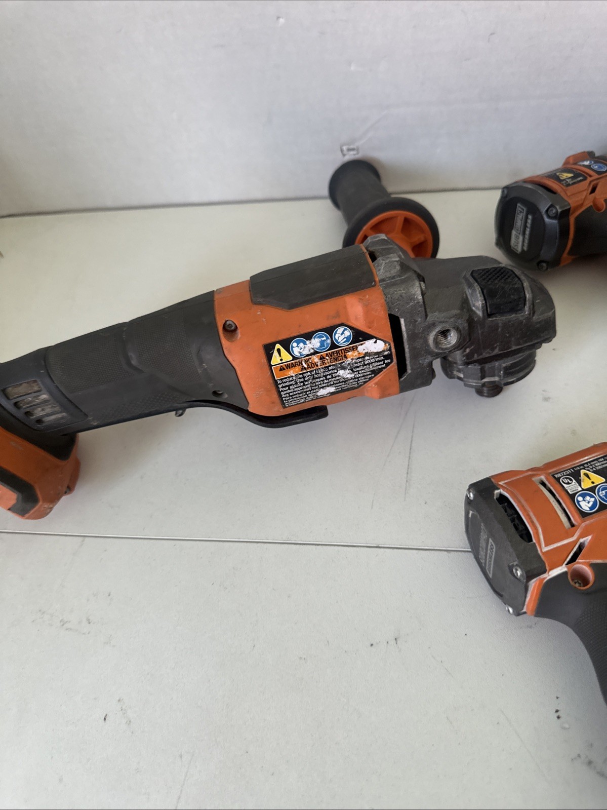 RIDGID TOOLS TOOL SET 3PCS **For Parts or Repair**