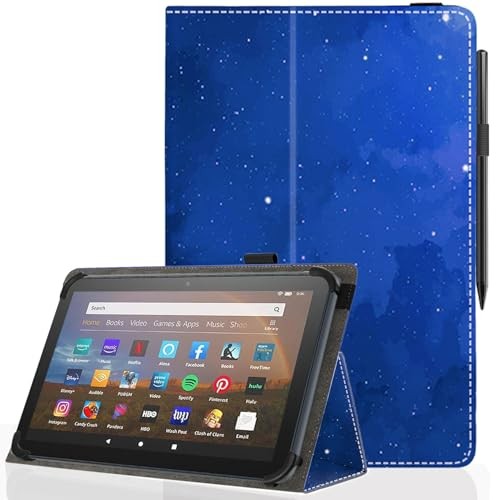 Universal 10 10.1 Inch Android Tablet Case,Slim Folding Stand Starry Sky 04