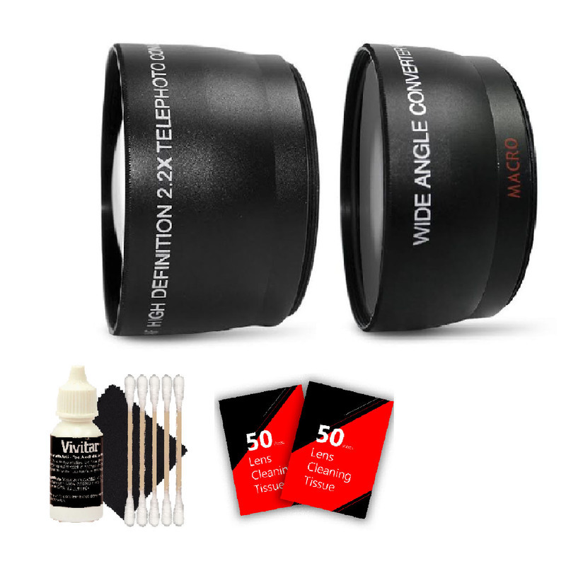 52mm Wide Angle Lens Kit for Canon EOS Rebel T5 T5i and All Canon DSLR Camera