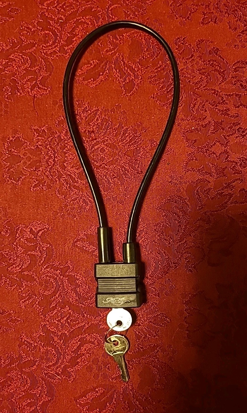 Kimber Safety Cable Lock Black w 2 Keys