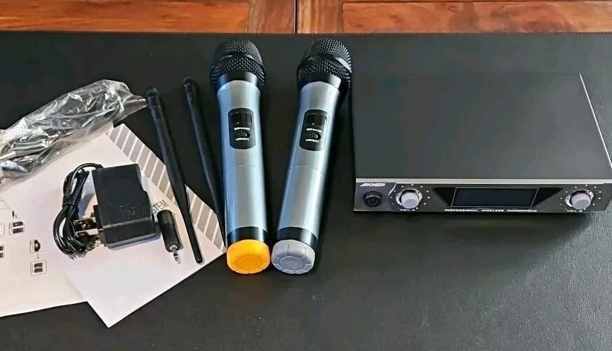 KTV Professional Wireless Microphone System-New In Open Box