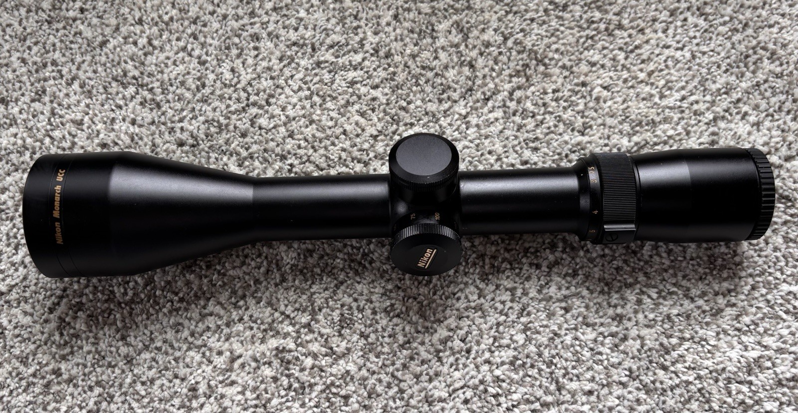 Nikon Monarch UCC 2.5-10x50 SF Matte Black Rifle Scope German Post 30mm Nice