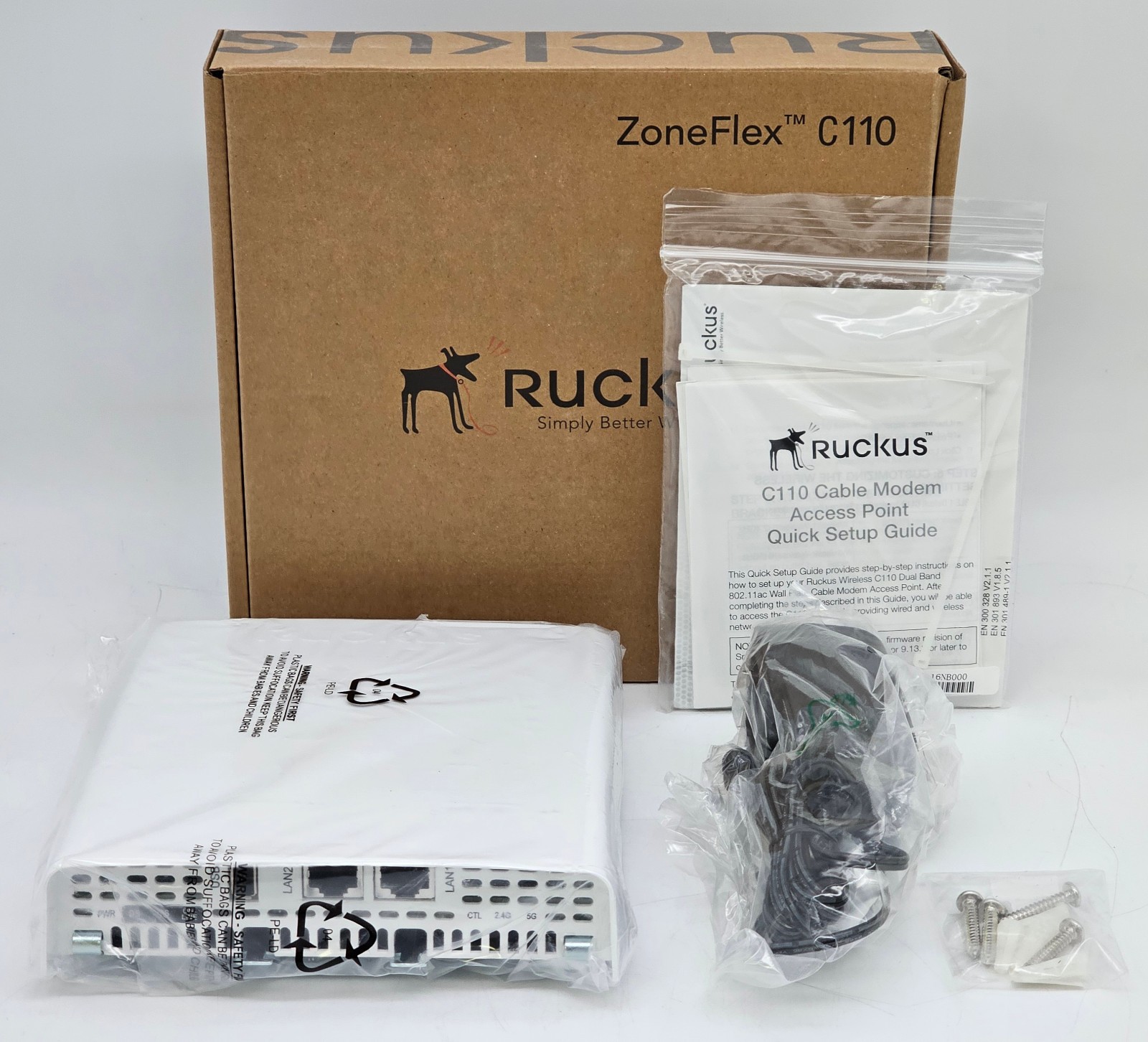 NEW - Ruckus C110 DOCSIS 3.0 Wi-Fi Access Point - 901-C110-US00 - 802.11ac