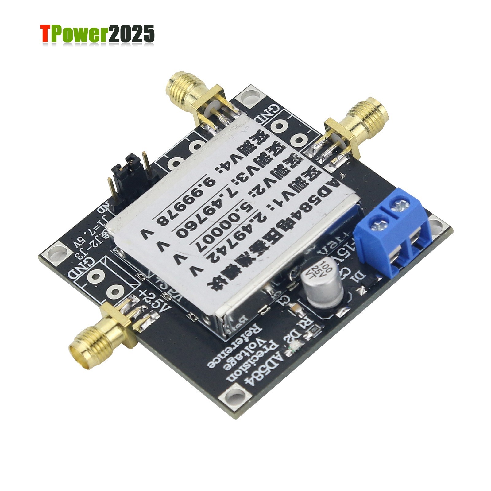 AD584 Voltage Reference 2.5V/5V/7.5V/10V Output for Voltmeter Calibration pe66
