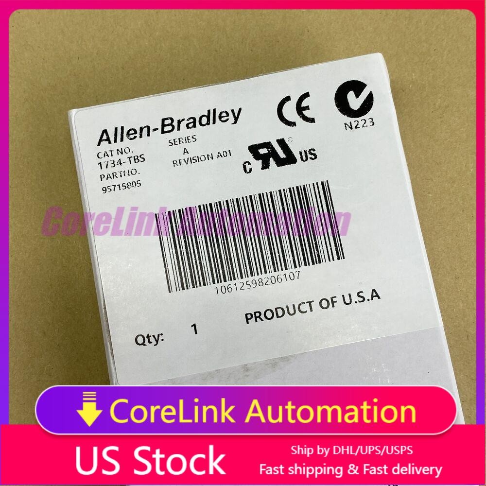 New Allen Bradley 1734-TBS POINT I/O Module Terminal Base AB 1734TBS