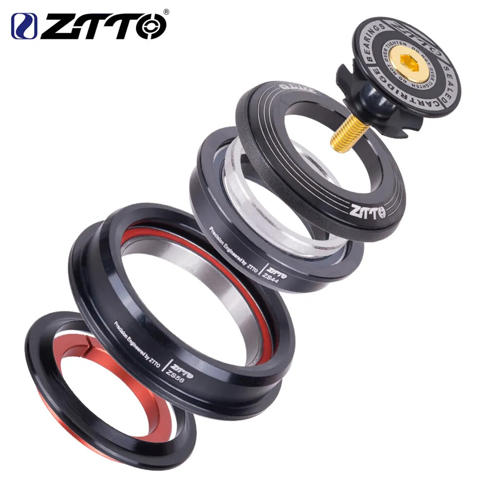 ZTTO Bicycle Headset Tapered Straight Tube Bike Fork Internal Steering Bearing