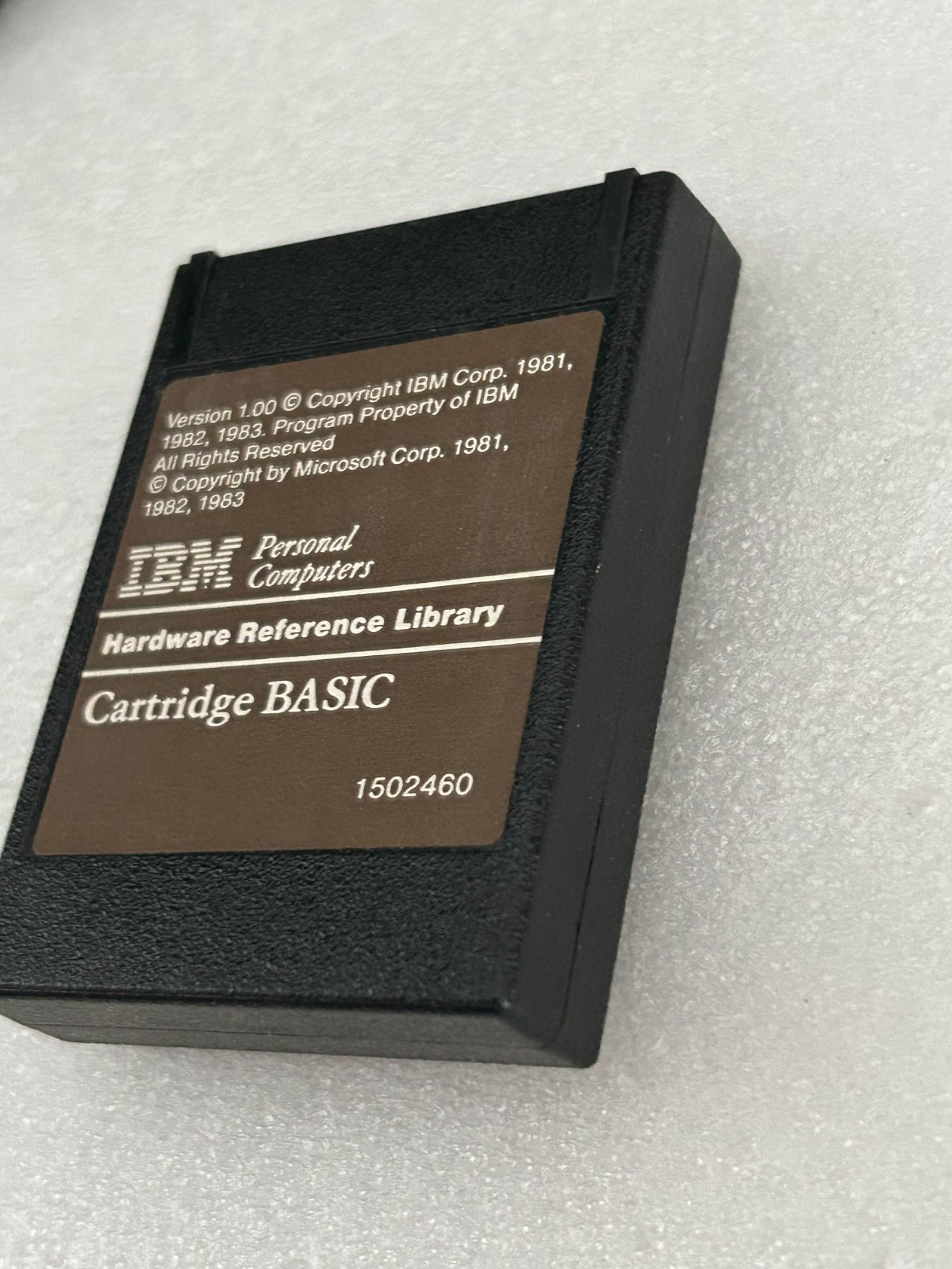 IBM PC Cartridge BASIC 1502460 HW Reference Library USED Excellent condition