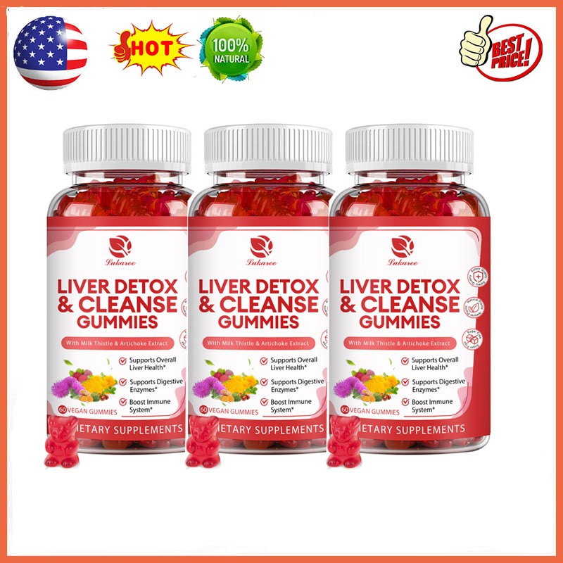 Liver Detox - Cleansing Support Gummies, Cleanse, Detox & Repair Supplement