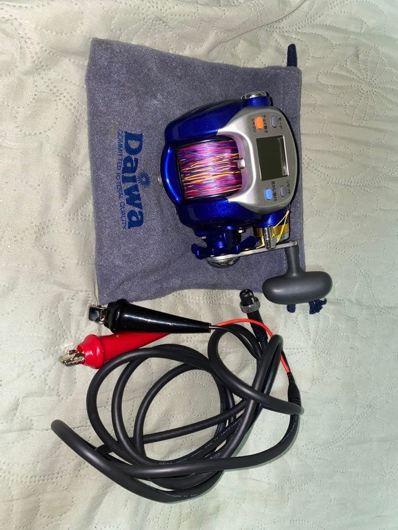 DAIWA HYPER TANACOM 500Fe Electric Fishing Reel Digital Display Blue