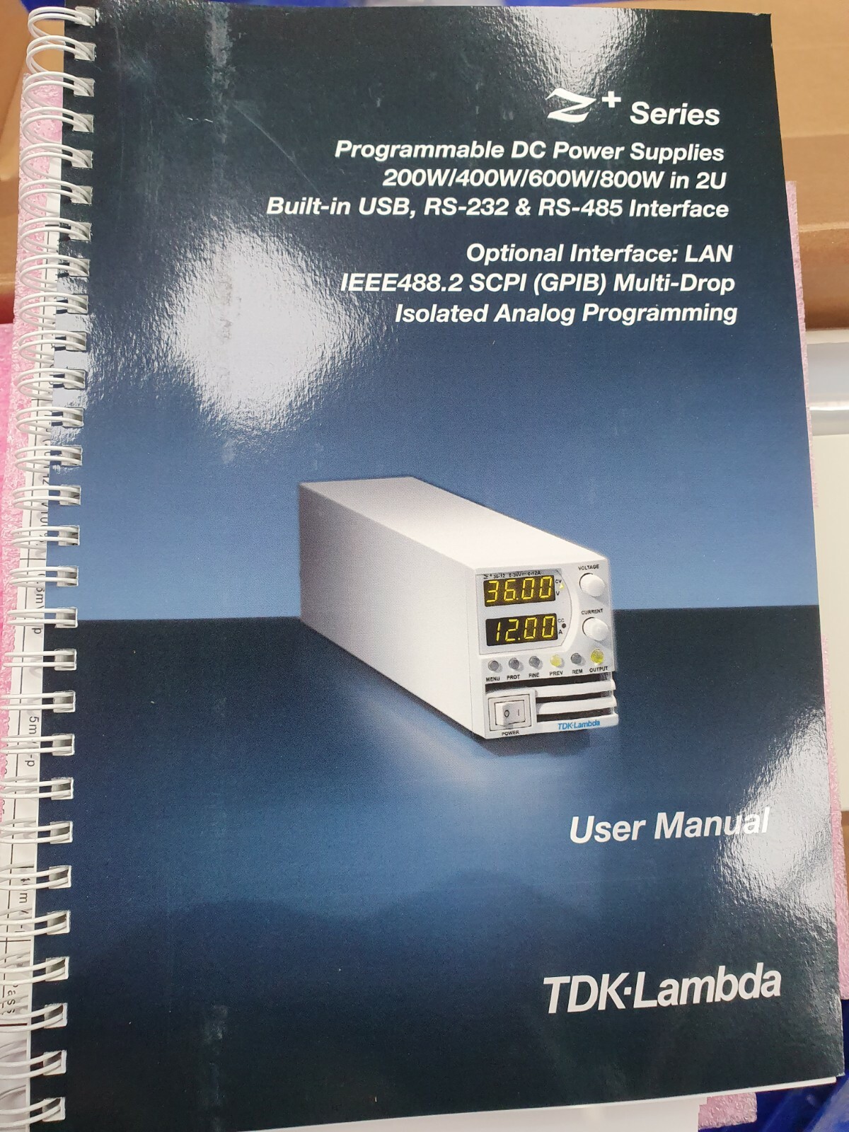 TDK LAMBDA Z-60-10-L2 PROGRAMMABLE POWER SUPPLY