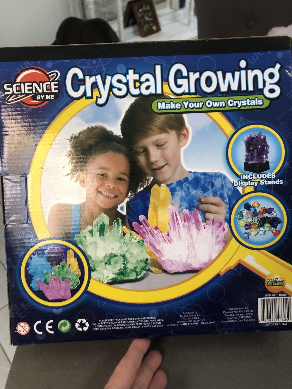 Science By Me Crystal Growing Make Your Own Crystals, 9 Crystals