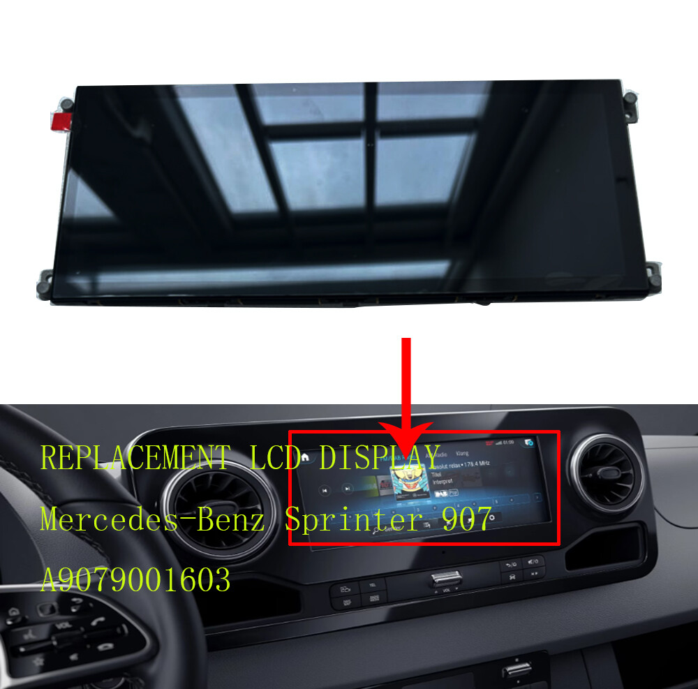 REPLACEMENT LCD Display NAV DASH AUDIO Mercedes Sprinter MBUX 10.25" W907 W910