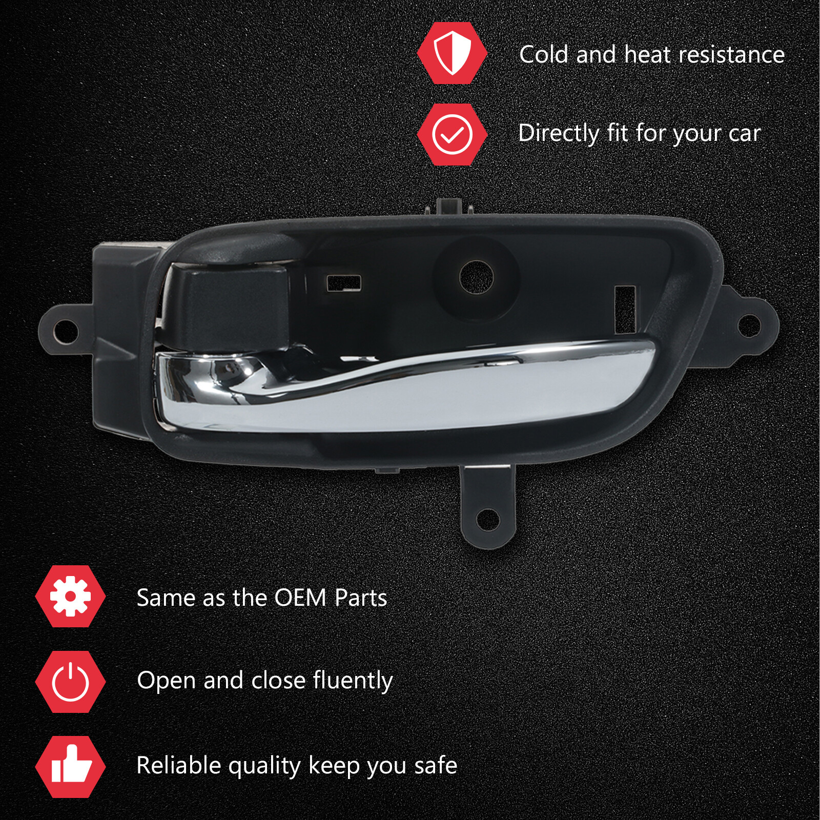 Inside Interior Door Handle For Pathfinder For Altima 13-17 Driver Side Left
