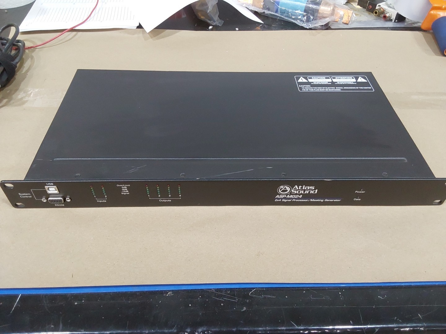 Genuine Atlas Sound ASP-MG24 2x4 Signal Processor/Masking Generator