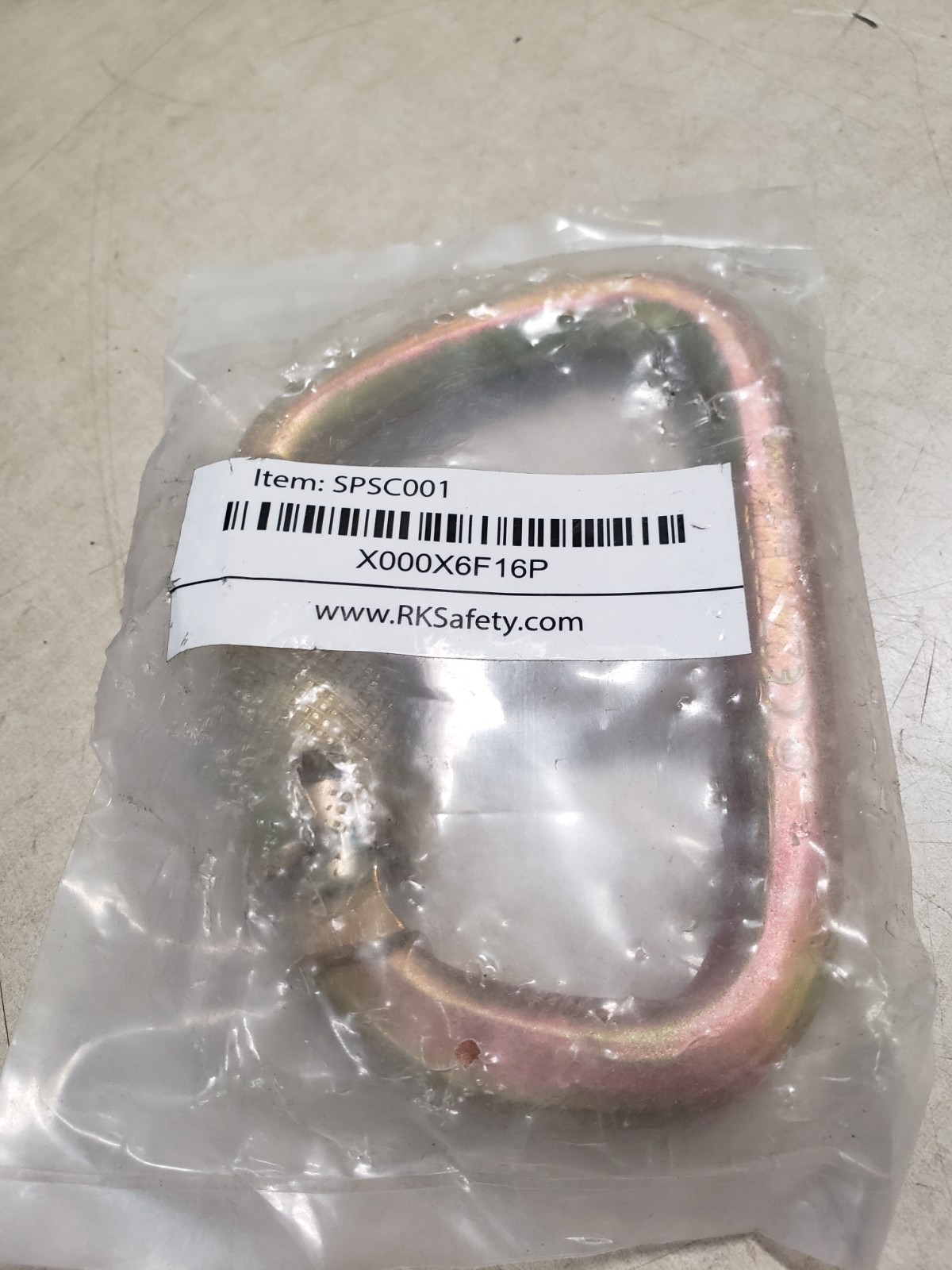 RK Safety Carabiner SPSC001 NOS