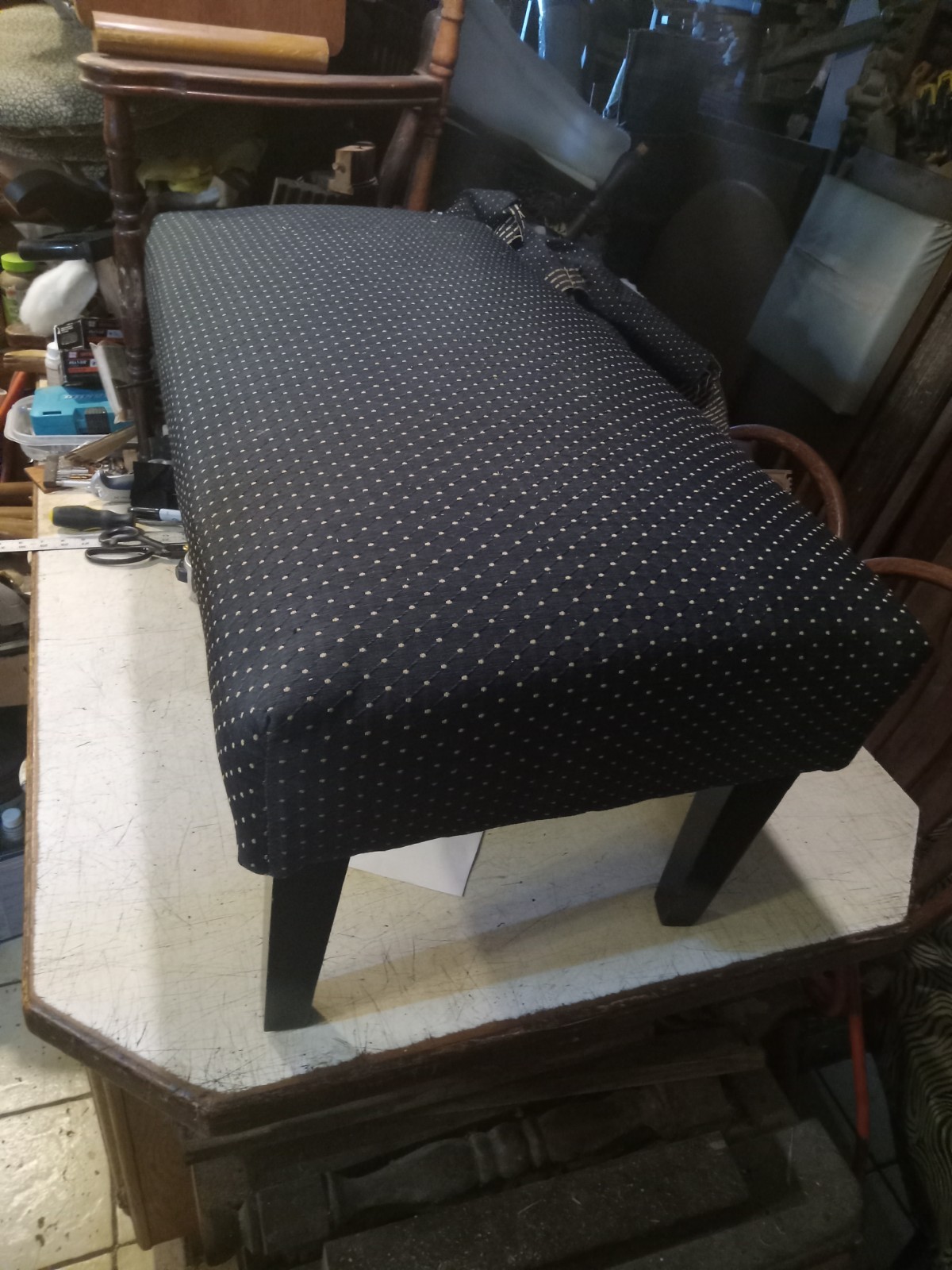 Black End of Bed Bench  (BB-21)
