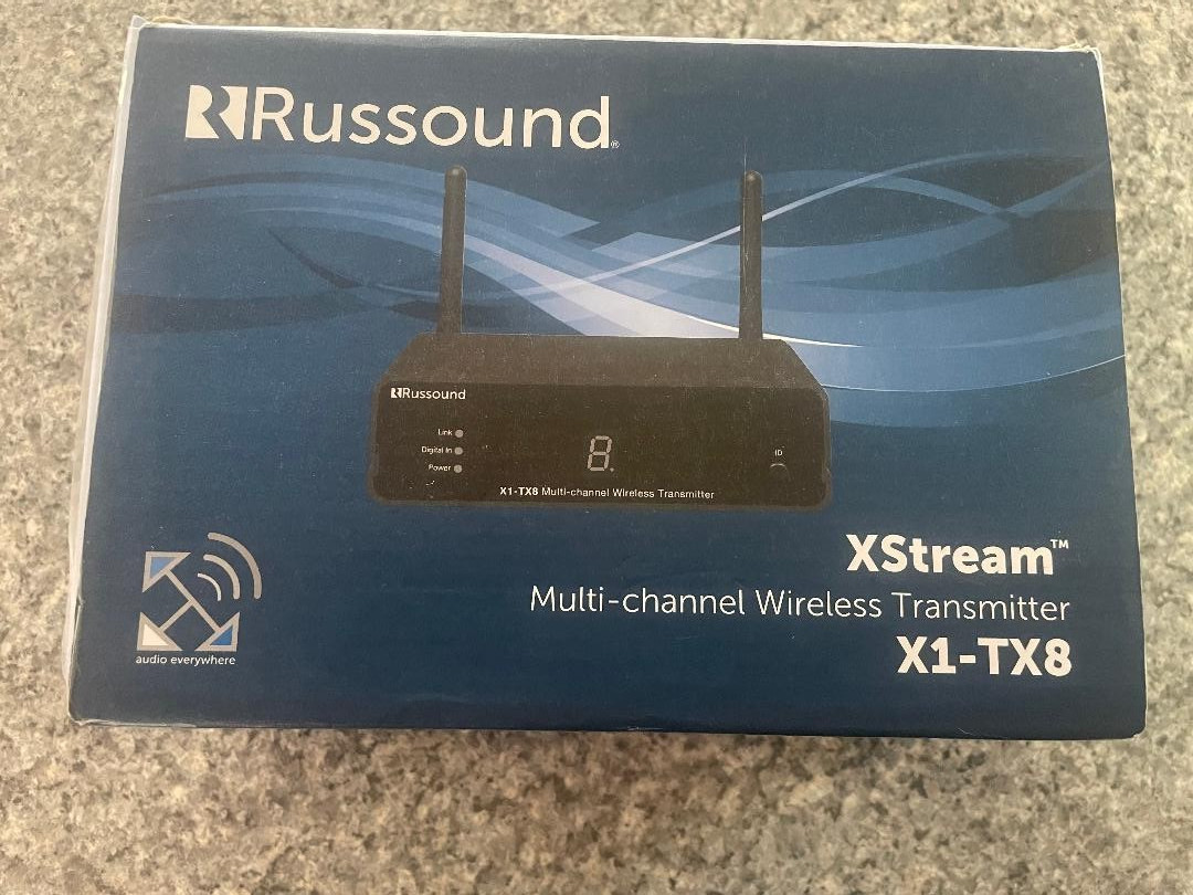 Russound XStream  Multi-Channel Wireless Transmitter X1-TX8, New in Box