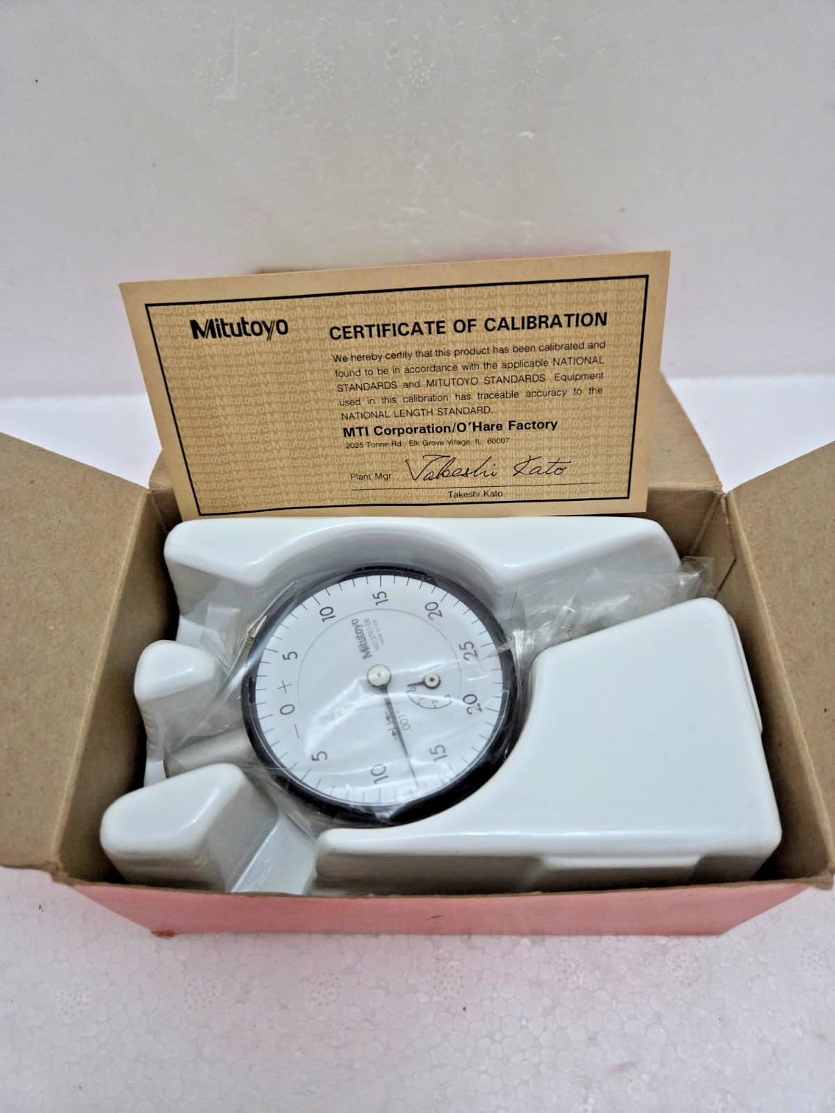 Mitutoyo 2781-08 Dial Indicator 0.001" Grad USA Made - Brand New
