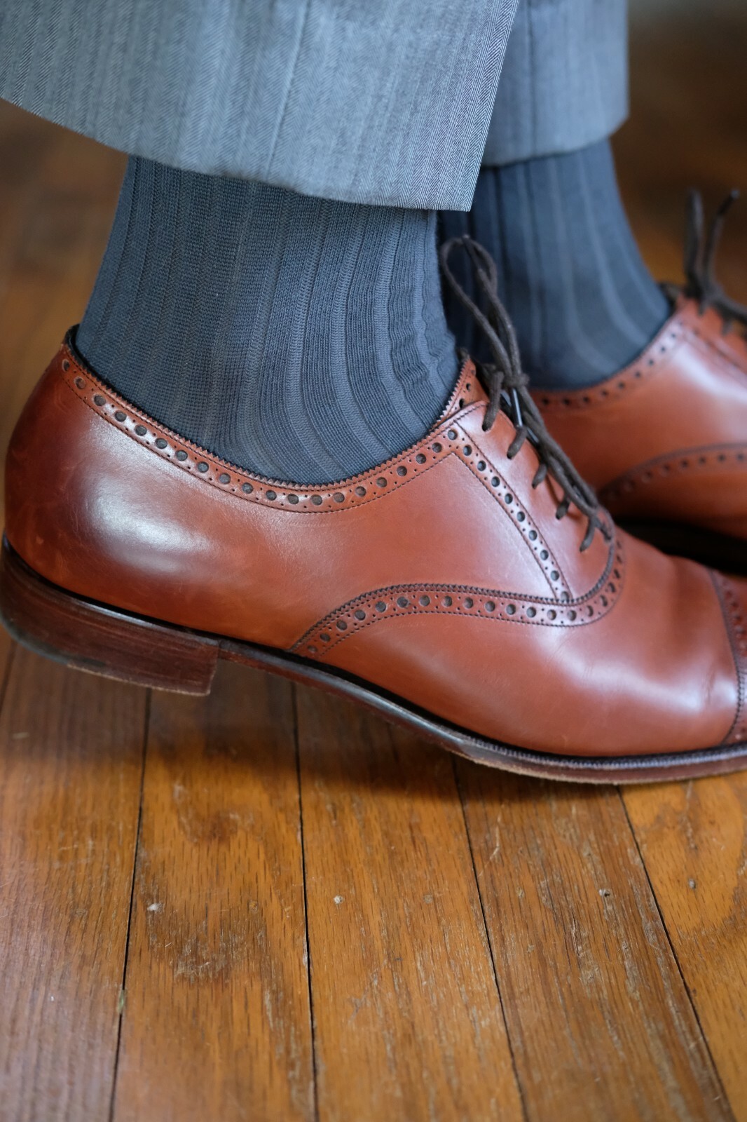 Mens Cotton Dress Socks Work Business Formal Luxury Over the Knee High Winter