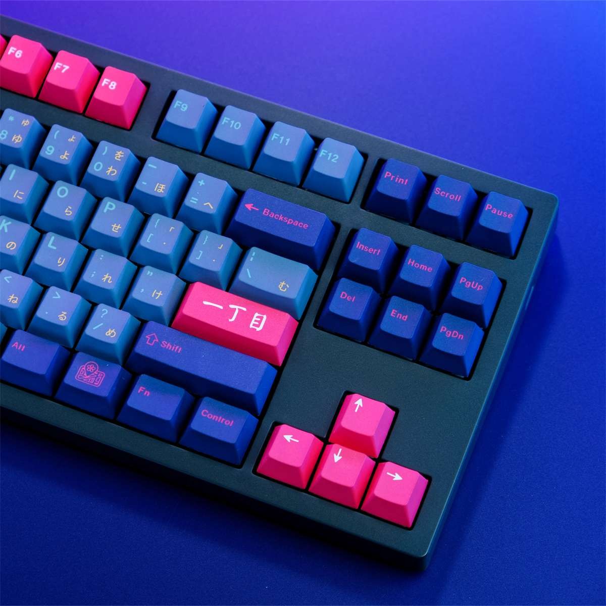 129 Keys Kabuki-Cho Keycap Copy PBT Dye Subs Cherry Profile Keycap Set