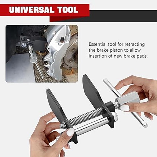 Auto Disc Brake Pad Installation Caliper Piston Compressor Press Spreader Tool