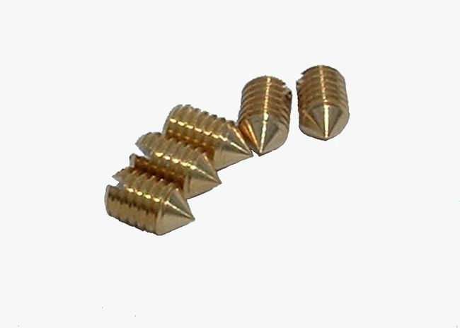 Buckle Tip Screws Solid Brass 10 Pack 7800-00 Tandy Leather