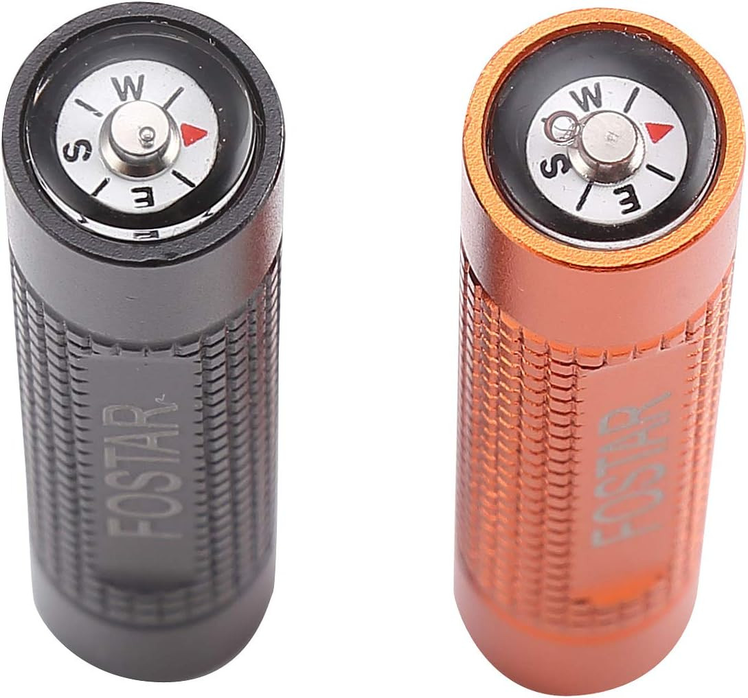 FOSTAR 2PCS Upgrade Ferro Rod Fire Starter，Replaceable Flint Fire Steel Rod, Gre