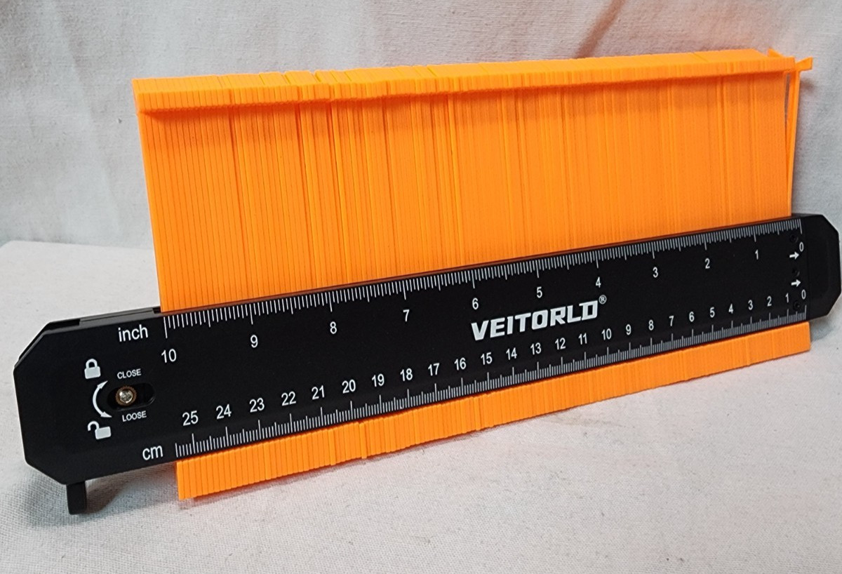 VEITORLD Contour Gauge Profile Tool (10+5 Inch) Shape Duplicator
