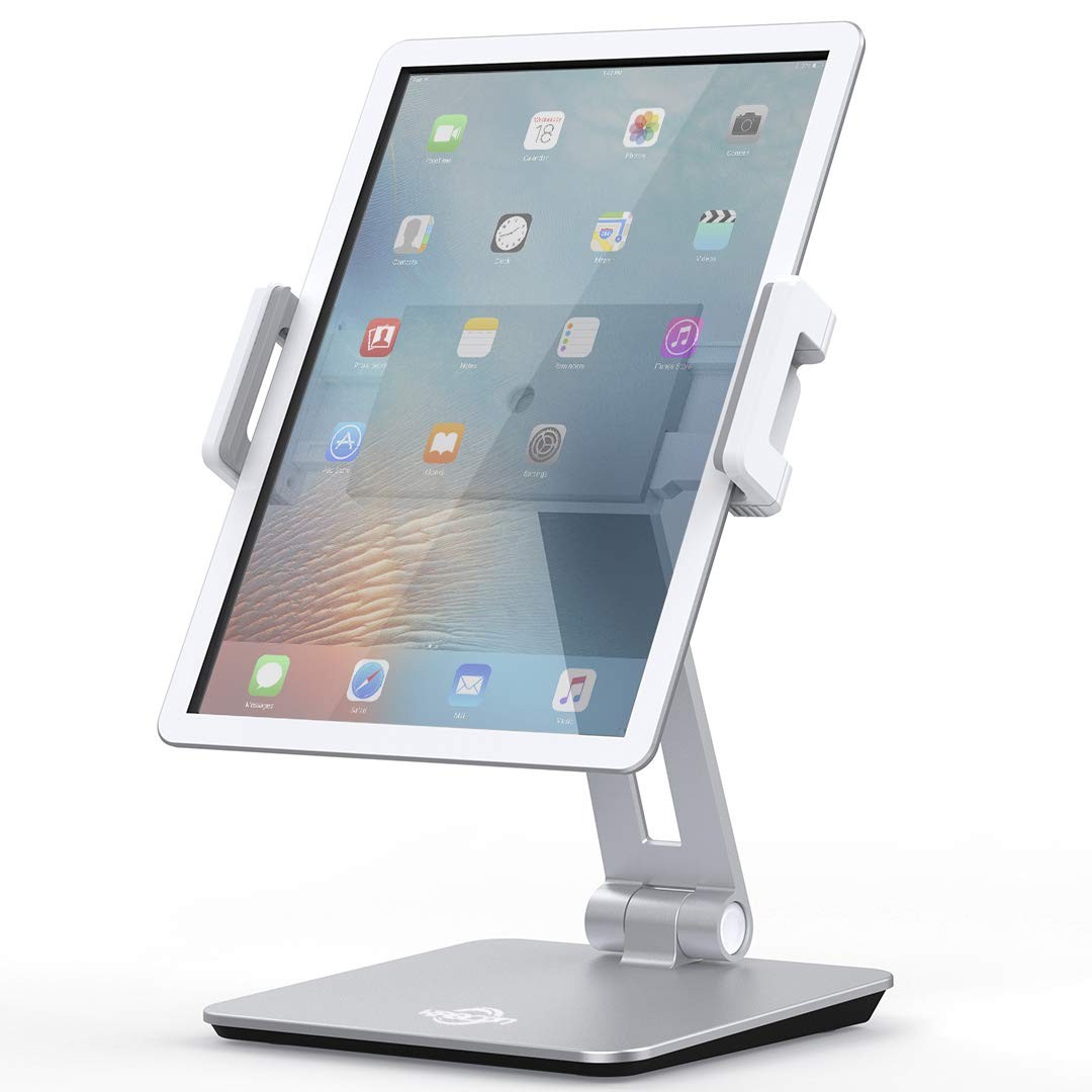 Tablet Stand Holder, Tightness Adjustable MultiAngle Foldable EyeLevel Alumin...