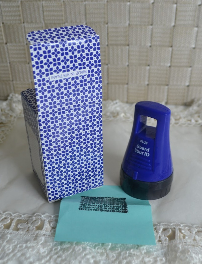 PLUS Guard Your ID, Identity Theft Prevention, Security Stamp x2