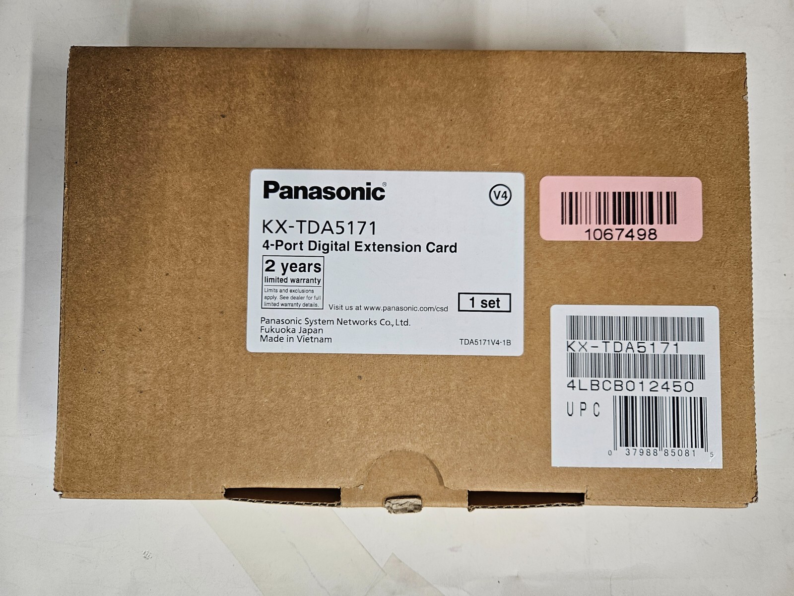 Panasonic KX-TDA5171 4-Port Digital Extension Card (DLC4) for KX-TDA50 "NEW"