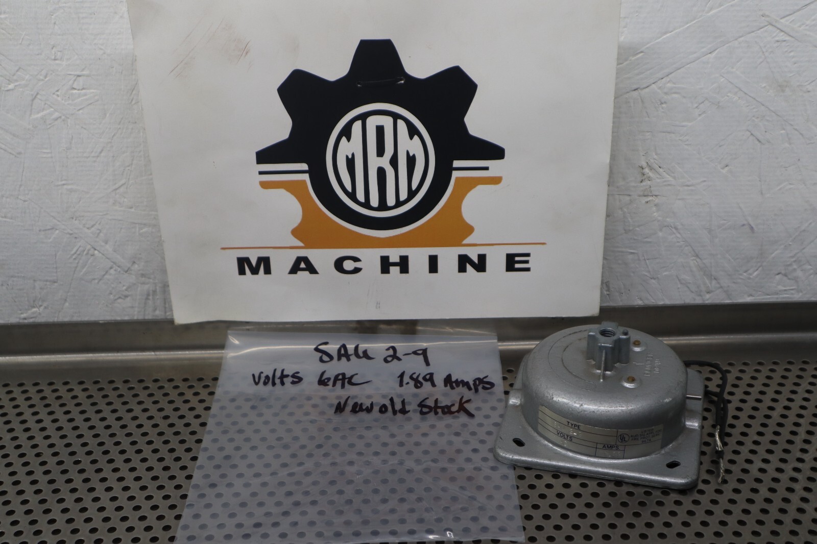 Type SAU-2-9 Bell Mechanism 6VAC 1.89Amps New Old Stock