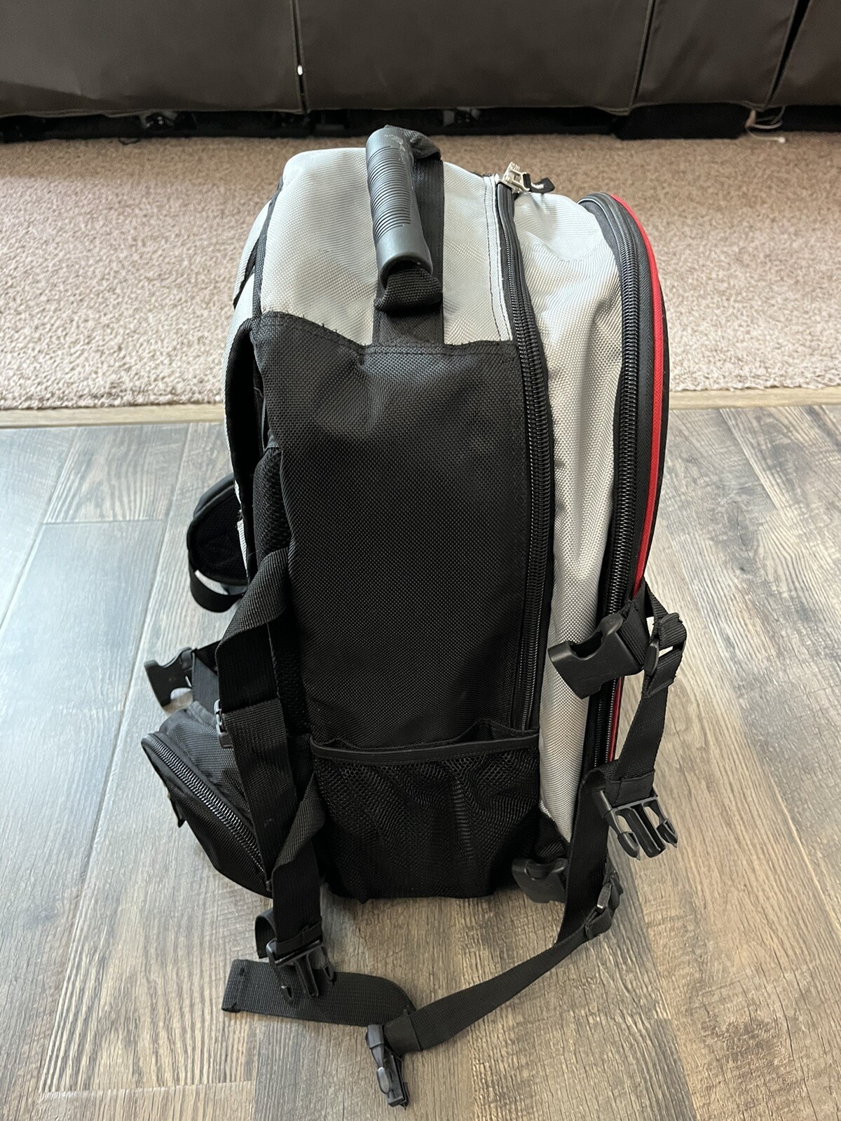 D&LX Hiking DSLR Camera Photography Backpack Black