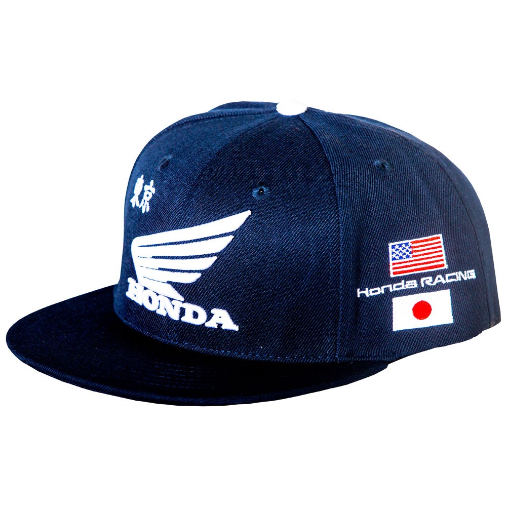 D'Cor Visuals 70-137-1 Honda Factory Snapback Hat Navy