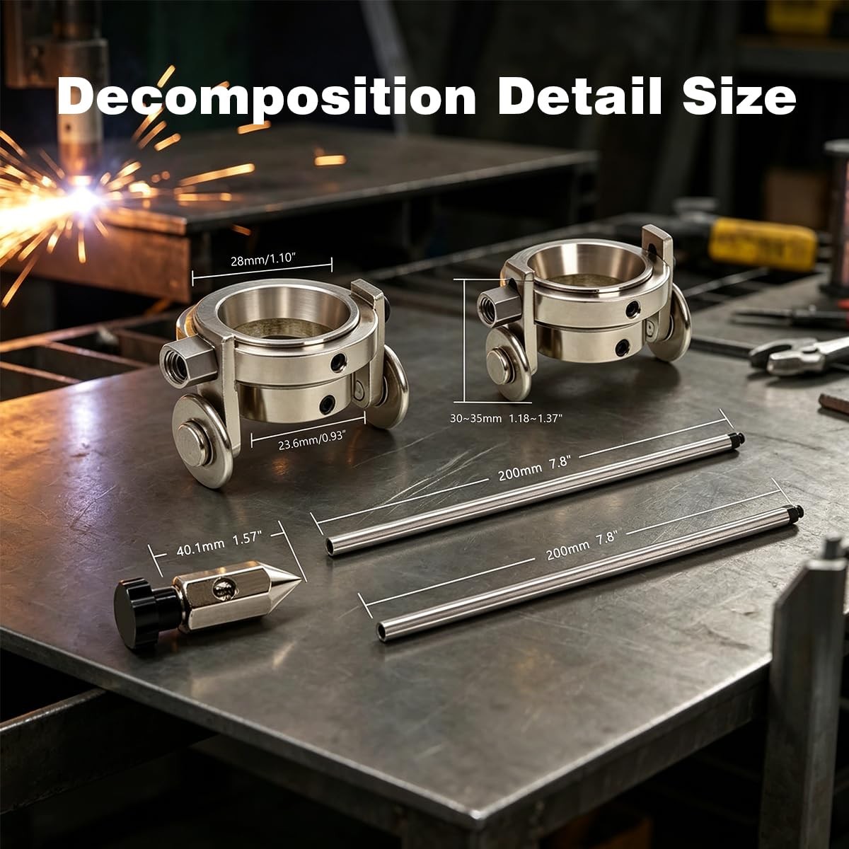 S45 Circinus Roller Guide Compass Wheel for S25 PT-60 IPT-60 Torch