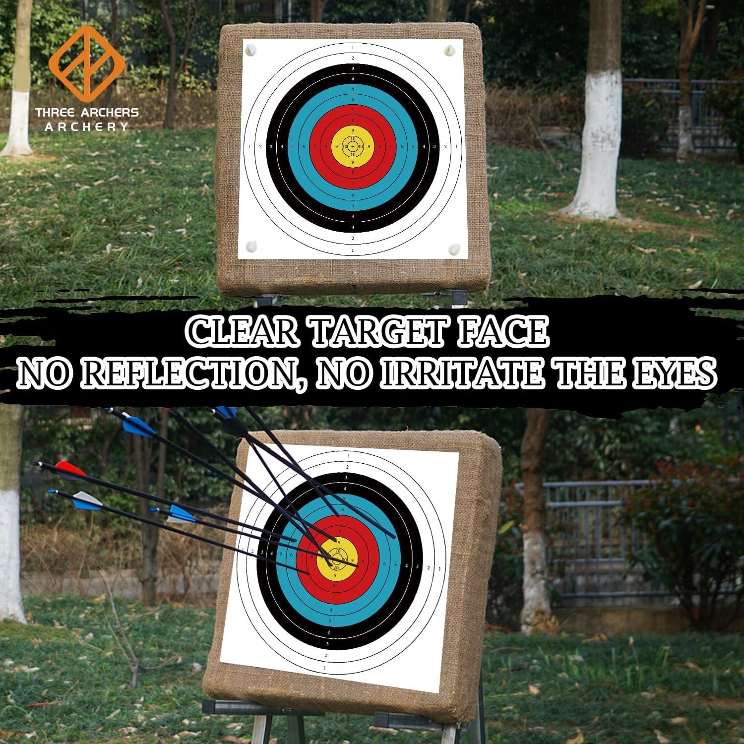 Cost-Effective Archery Target Paper – 20pcs, Ideal for Training and Competitions