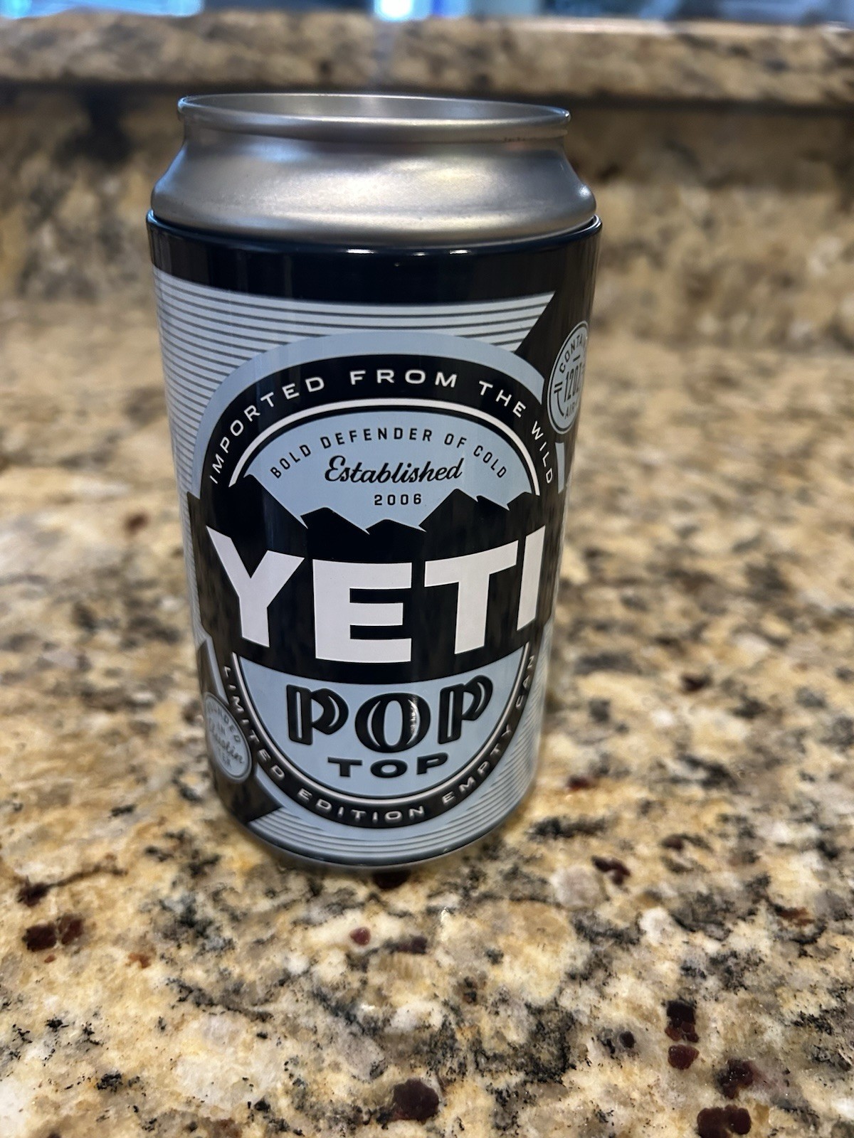 Limited Edition "Yeti" Pop Top Stowaway/Stash false top can Coolers 12oz can