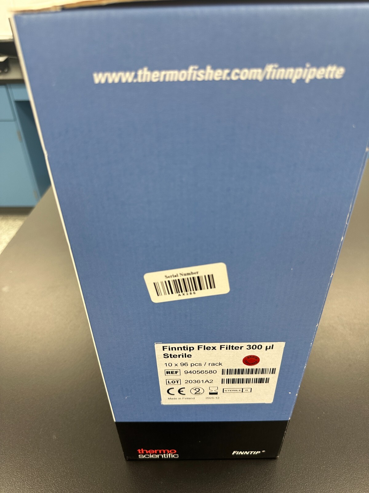 Thermo Scientific 94056580 Finntip Flex Filter 300 uL Sterile, cat# 14-386-206