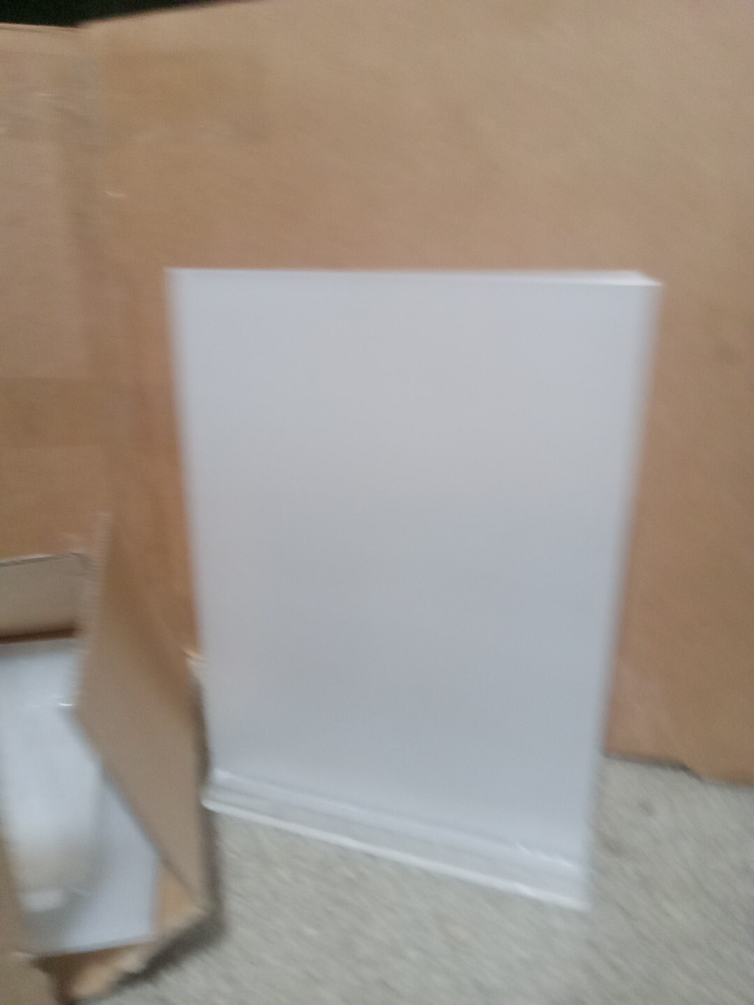 6 Clear Acrylc TableTop Information holders,  menu's, specials for Restaurant