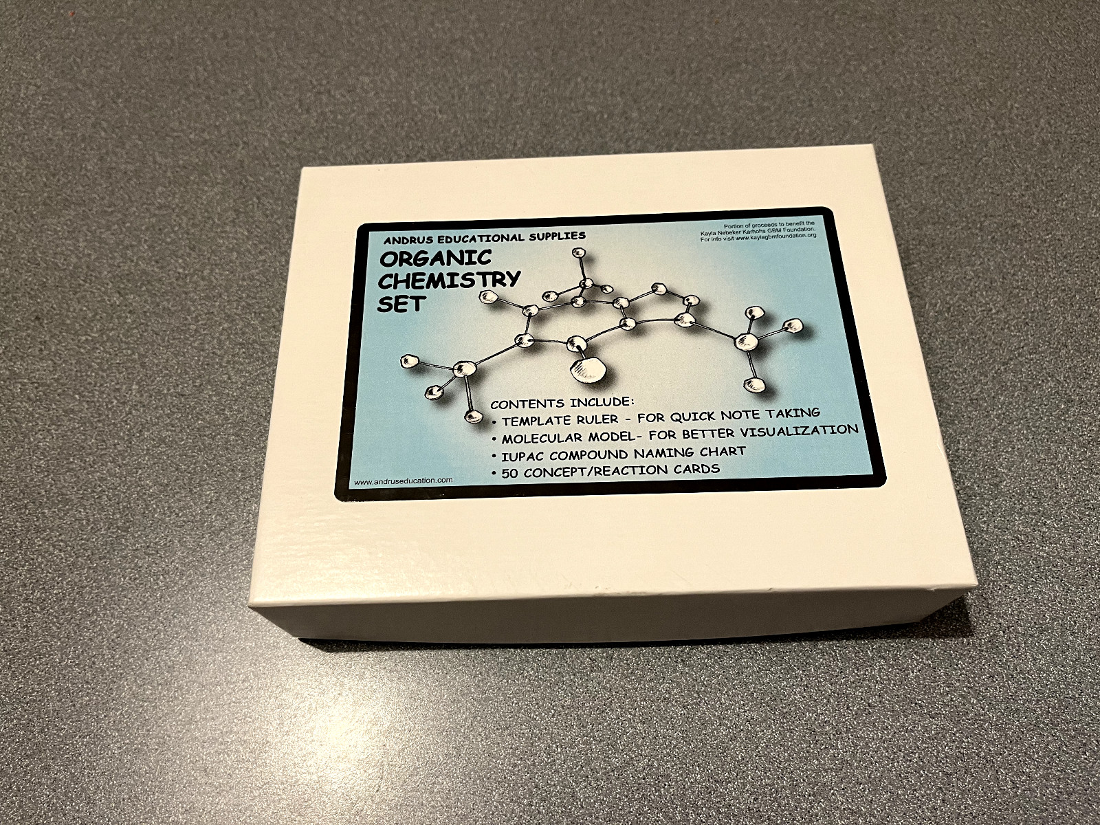 Molecular Model Kit for Chemistry and Organic Chemistry Andrus Educational