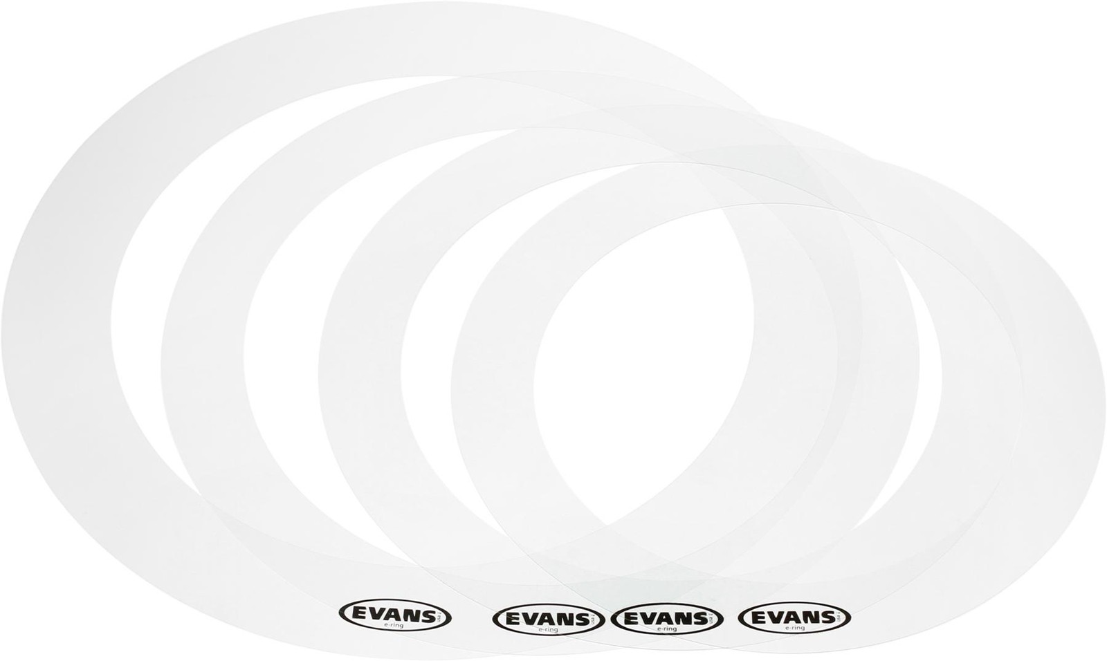 Evans E-Rings Standard Pack (5-pack) Bundle