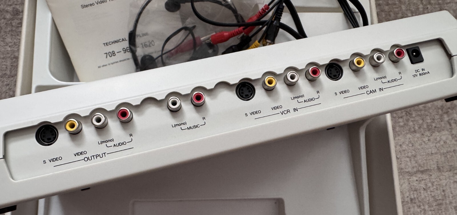 SIMA Video Studio 500 Stereo Video Titler & Processor Audio Mixer (#395680)