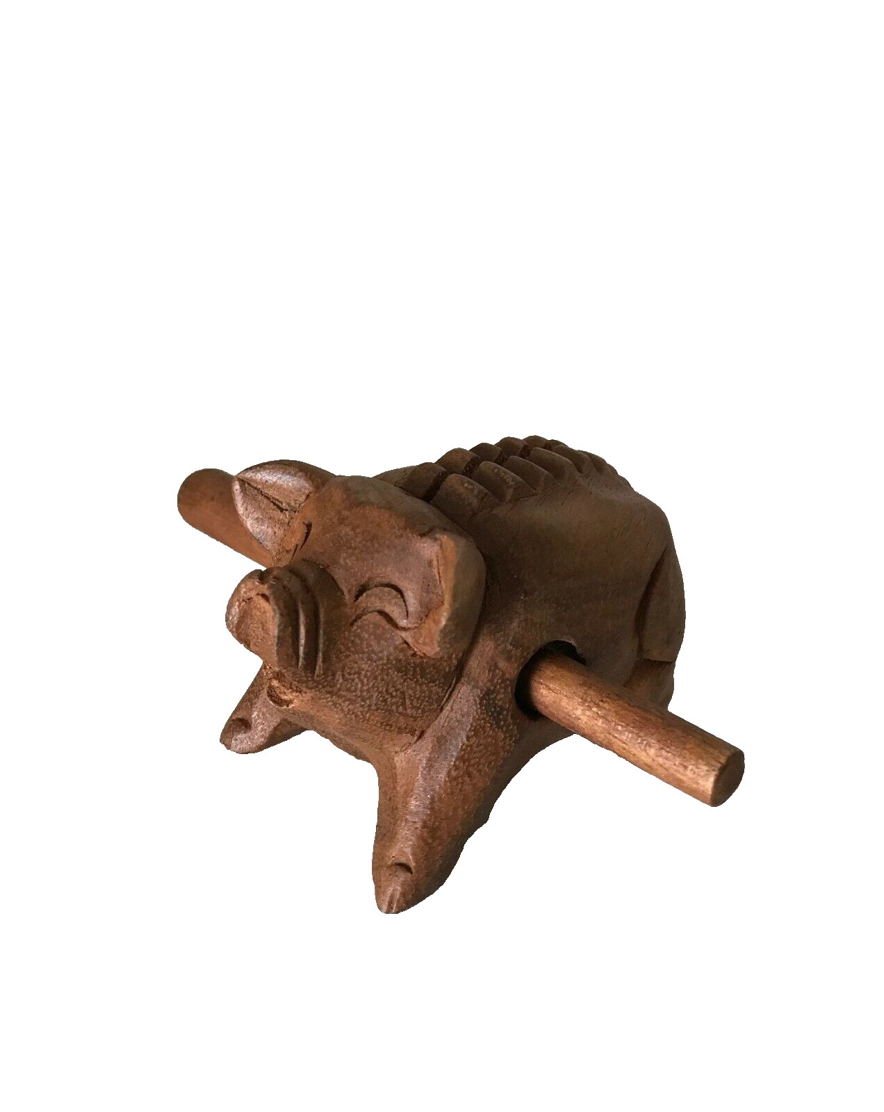 Wooden Pig Guiro - 4in
