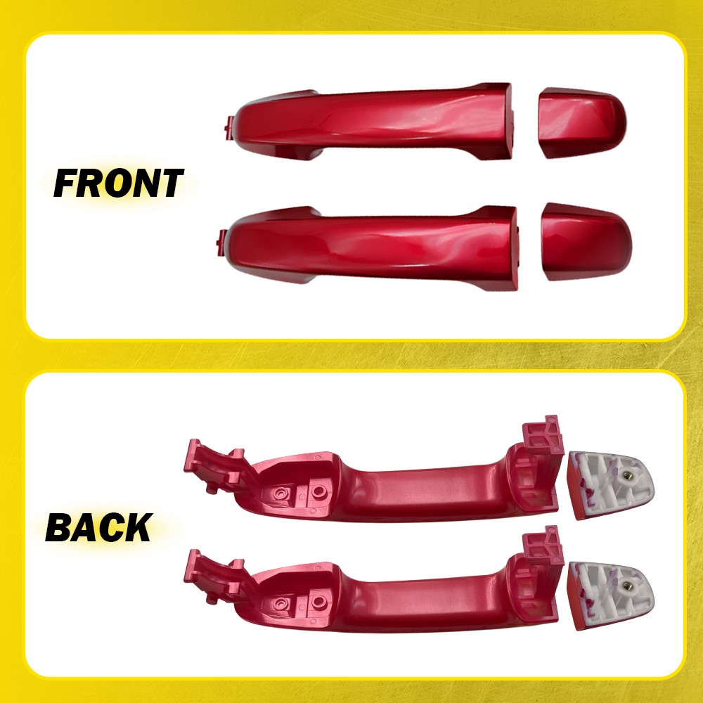 Outside Door Handle For 2012-2017 Toyota Camry Rear Left Driver Right Side Red