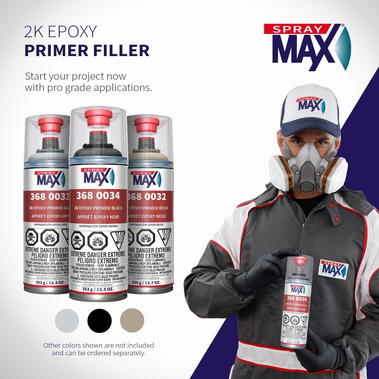 Corrosion-Resistant Epoxy Spray Paint - Professional Grade''