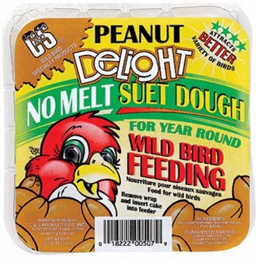 C & S Products 12507 Assorted Species Beef Suet Wild Bird Food 11.75 oz. 24 Pack