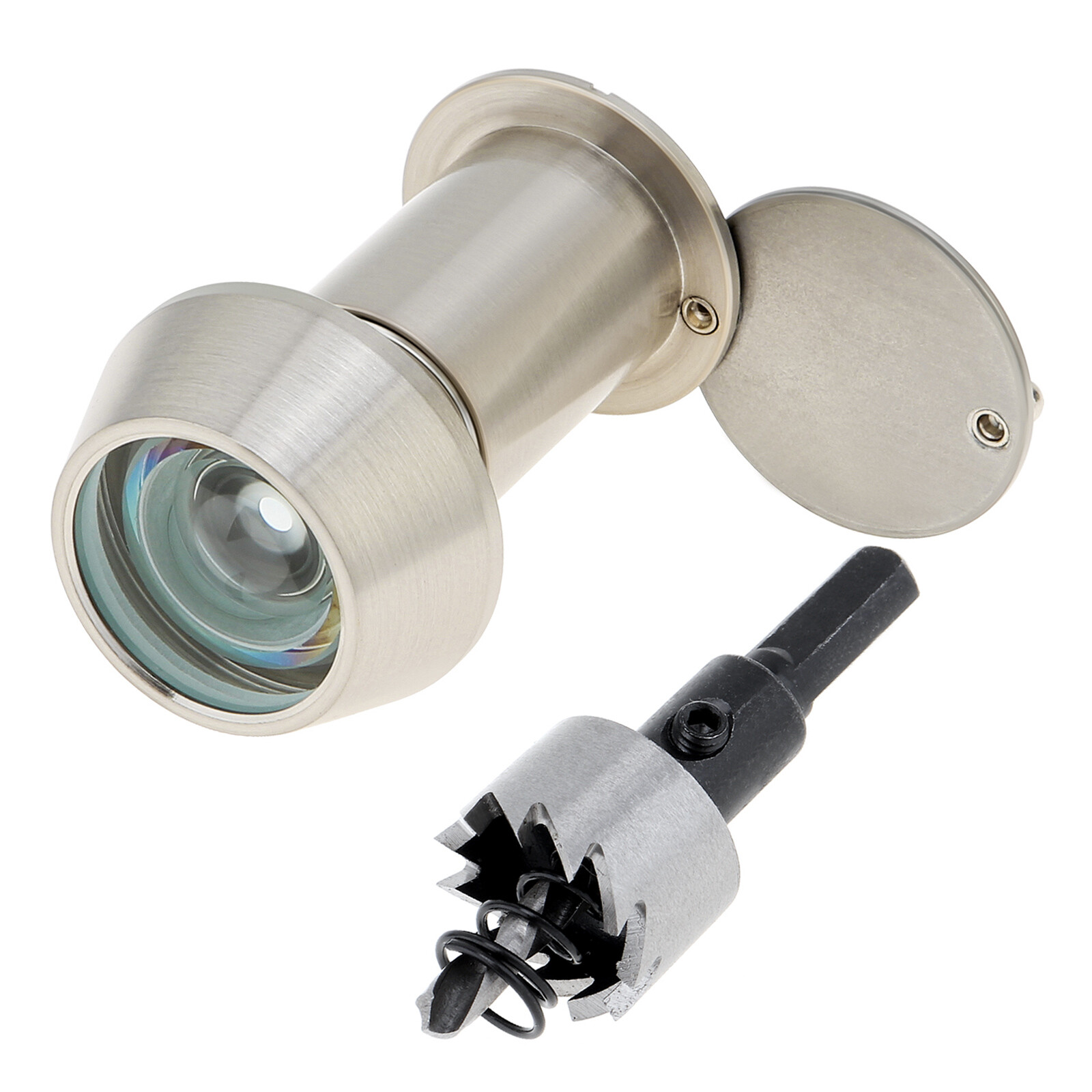 220 Degree Solid Brass Door Viewer Security Peepholes 22mm Drill Bits Home Hotel