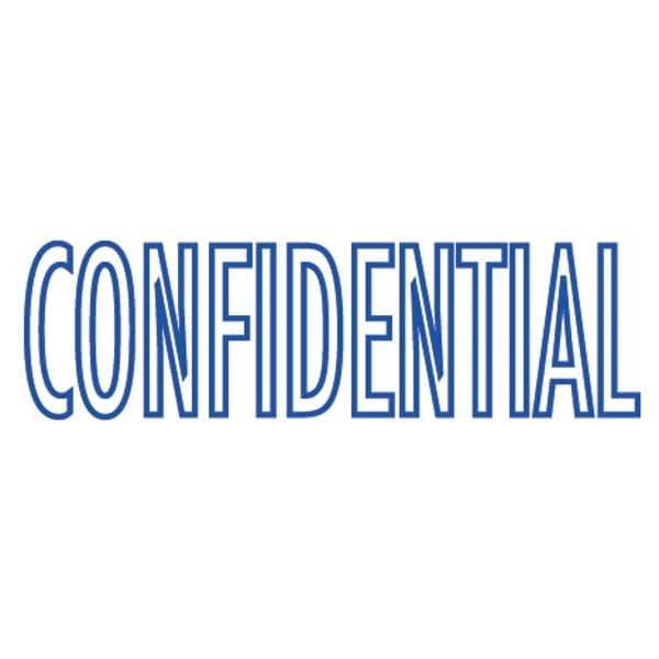 2000 Plus 035346 Message Stamp, Confidential, 5/16"