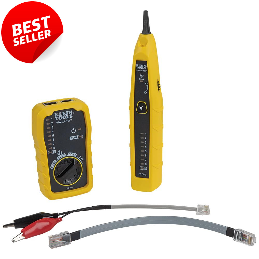VDV500-705 Wire Tracer Tone Generator Probe Kit Ethernet Phone Coax Data US