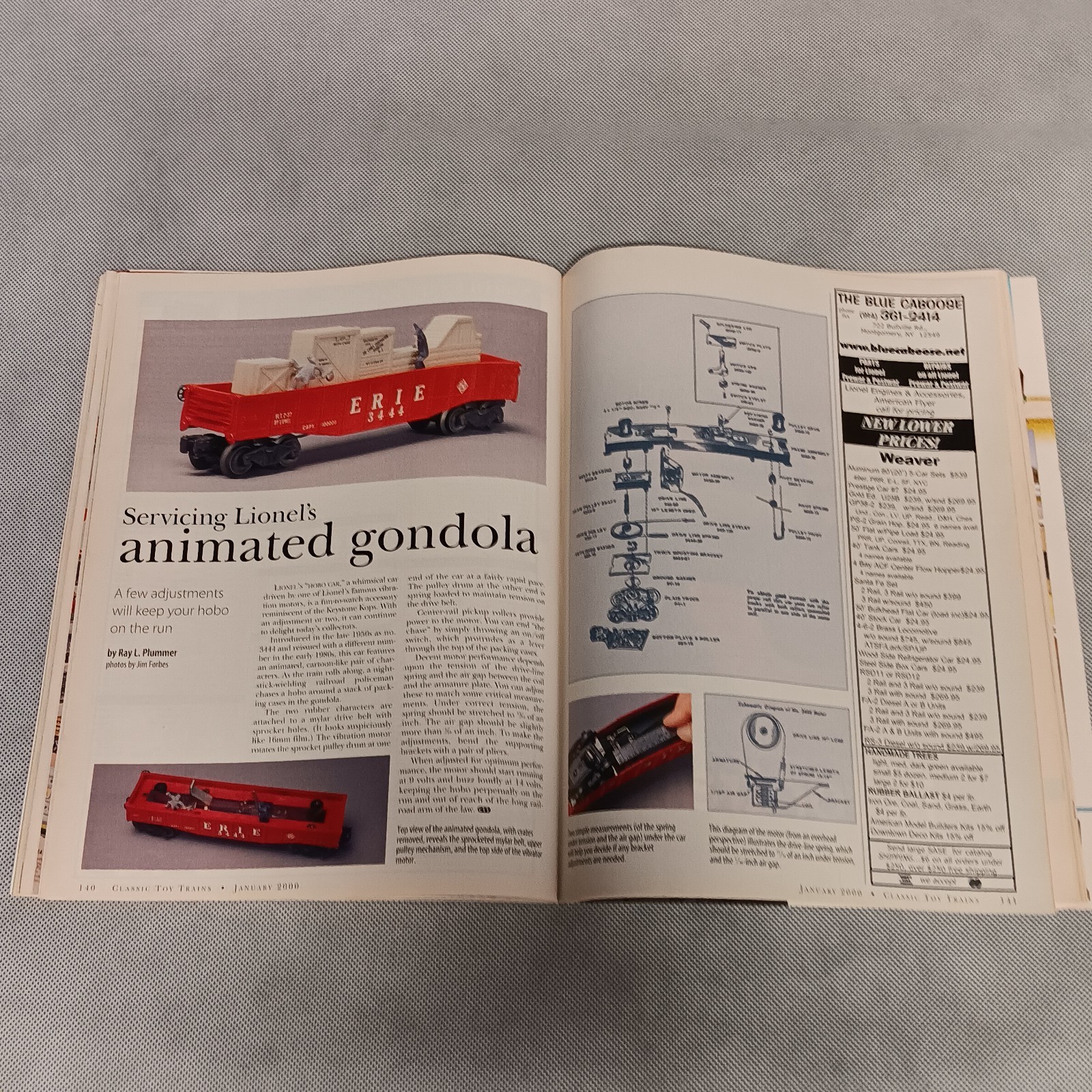 Classic Toy Trains Magazine January 2000